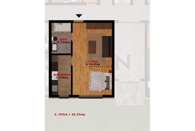 Garsonieră decomandată în Dobroești - 2