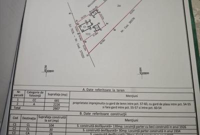 Casă cu 4 camere în Frâncești