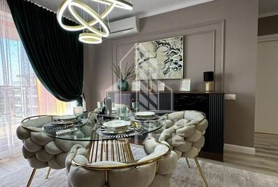 Apartament cu doua camere, mobilat LUX, etajul 11 - 13