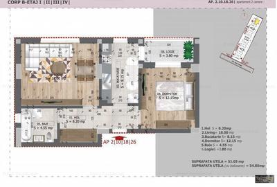 2 Camere - Aparatorii Patriei - Bloc 2021 - Parcare Inclusa - 8