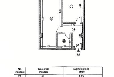 Compozitori 2 Camere 44m² Mobilat Utilat Centrala pe Gaze - 9