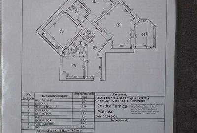 Apartament cu 3 camere decomandat în ICIL