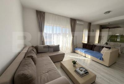 Apartament cu 3 camere semidecomandat, mobilat în Giroc
