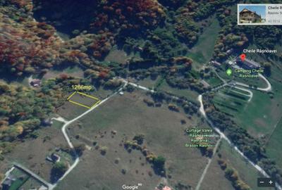Vanzare 1266 mp teren superb Cheile Rasnoavei la munte langa padure si pensiuni - 4