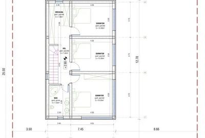 Casă individuală cu 4 camere cu Teren 500 Mp în Sânpetru - 4