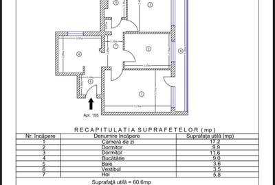 Apartament cu 3 camere decomandat în Berceni - 3
