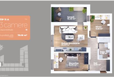 Titan-Pallady- Bloc Nou-apartament 3 camere-pret 112000 euro - 7