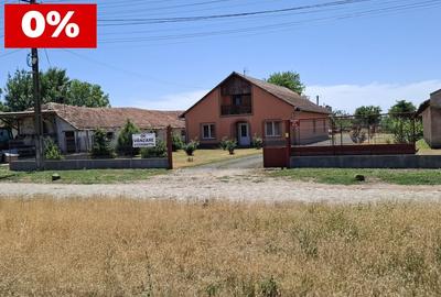 Proprietate mixta de vanzare in Nadlac - Casa moderna + hala/grajd + teren mare - 2
