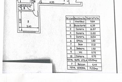 Apartament semidecomandat în Turda