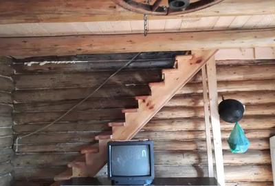 Casa din lemn rotund tratat 60mp pentru relocare - 8