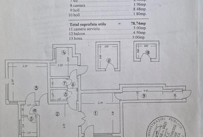 Universitate - Vasile Lascar - Apartament 3 camere - centrala termica - 2 gr san - 2