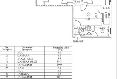 Apartament cu 3 camere semidecomandat în Malu Roșu - 18