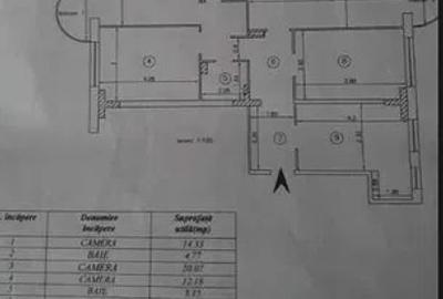 Apartament cu 4 camere, decomandat, zona Cug - 1