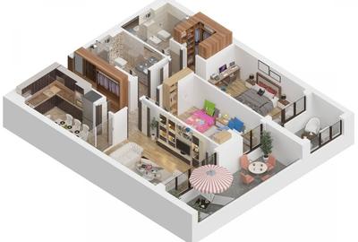 Apartament cu 3 camere Isaran Residence Brasov - 98.35 mp util + terasa - 6