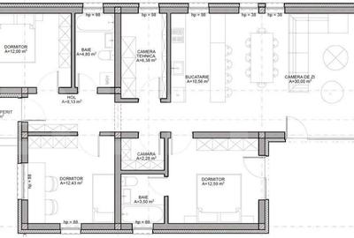 Casa la cheie, 3 dormitoare, 104 mp utili, 420 mp teren - 11