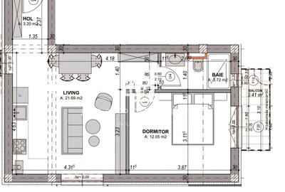 Apartament cu 2 camere semidecomandat în Șelimbăr - 9