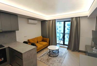 Apartament cu 2 camere semidecomandat, mobilat în Pipera