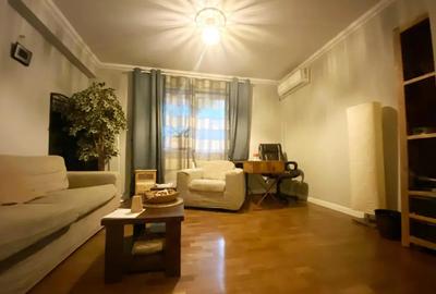 Apartament cu 3 camere semidecomandat, mobilat în Dorobanți