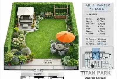 Apartament cu 2 camere decomandat în Theodor Pallady