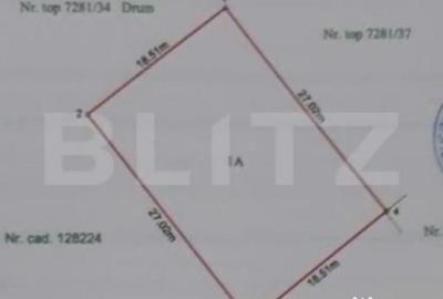 Teren de 500 mp, în Noua