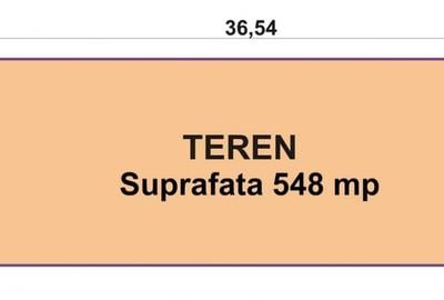 Teren Construcții intravilan de 548 mp, în Berceni