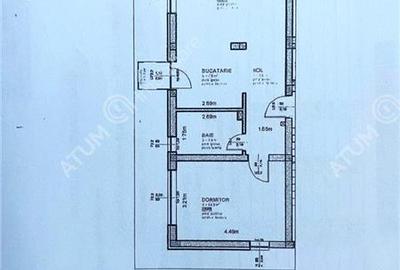 Apartament cu 2 camere decomandat, mobilat în Șelimbăr - 19