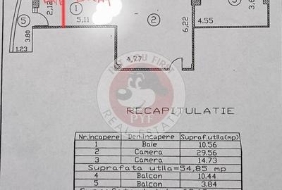 Vacaresti | 2 camere | 69mp | Semidecomandat | B12353 - 7