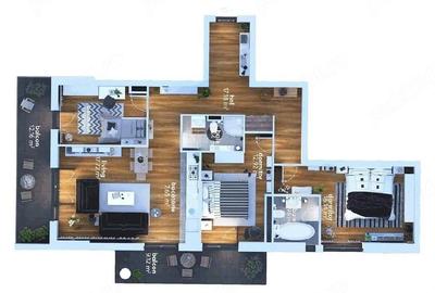 Apartament cu 4 camere decomandat în 13 Septembrie - 2