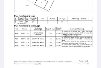 Casă individuală cu 2 camere cu Canalizare în Bunești - 13