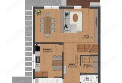 Vila P+1 finalizata, 145mp, pompa caldura, Bragadiru - 4