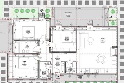 Casa noua mediteraneana pasiva 3 camere, 105 mp utili, t - 2