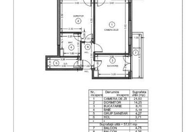 Apartament cu 2 camere în Băneasa - 22