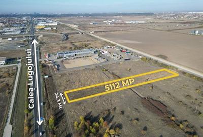 Teren de 5.112mp pentru servicii- industrial | calea Lugojului | Ghiroda - 1