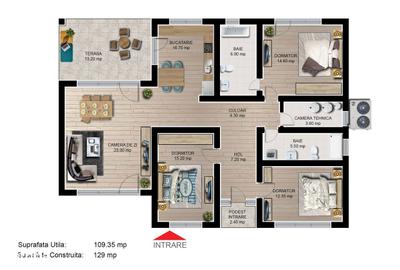 Casă cu 4 camere cu Teren 330 Mp în Central - 8