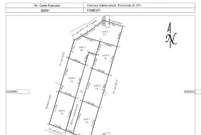 Teren intravilan 500 mp – Tomești, Chicerea – utilități, parcelat - 3
