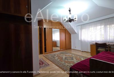 Închiriere apartament 3 camere, 100+ mp utili, vilă, curte, parcare, Pantelimon - 15