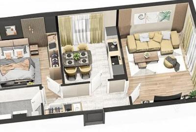 Apartament cu 2 camere, decomandat in Sanpetru Residence - 1