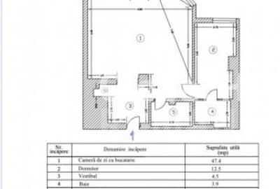 Apartament cu 2 camere semidecomandat, mobilat în Unirii - 15