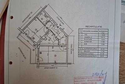 Apartament cu 2 camere decomandat în Central