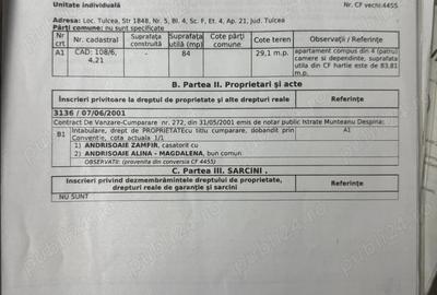 Apartament cu 3 camere decomandat în E3 - 5