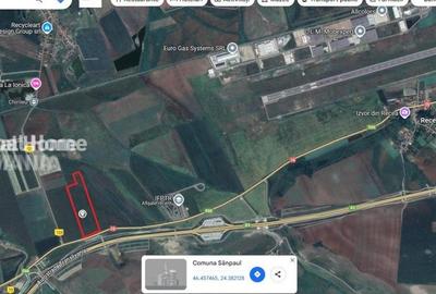 Teren 25000 MP | TG. MURES-SANPAUL | INTRAVILAN | 98 m acces DN 15 | A3 la 5 km - 8