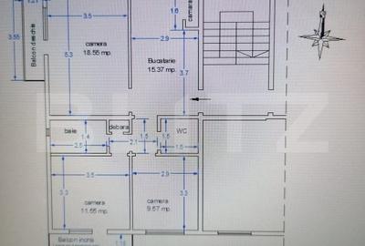 Apartament cu 3 camere decomandat, mobilat în Gheorgheni - 7