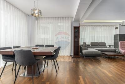 Apartament cu 4 camere semidecomandat, mobilat în Herăstrău