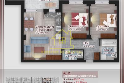 Apartament cu 3 camere în Theodor Pallady - 3