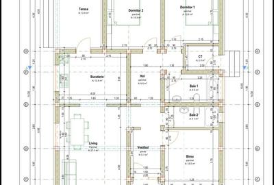 Casă individuală cu 4 camere cu Canalizare în Dudeștii Noi - 3