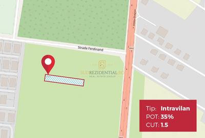 Teren Construcții intravilan de 3966 mp, în 1 Decembrie - 2