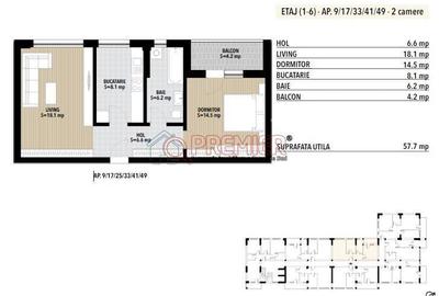 Apartament cu 2 camere în Central - 8