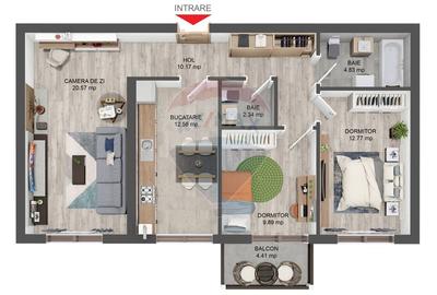 Apartament modern de 74 mp in Selimbar - 2