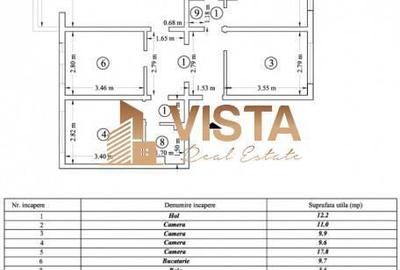 Apartament cu 4 camere decomandat în Astra