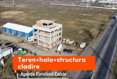 Comision cumparator 0% Teren +hala+ structura cladire - 2